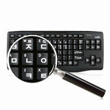 Big font buttons key large print Letter KOREAN ENG Keyboard Ten keyless korea