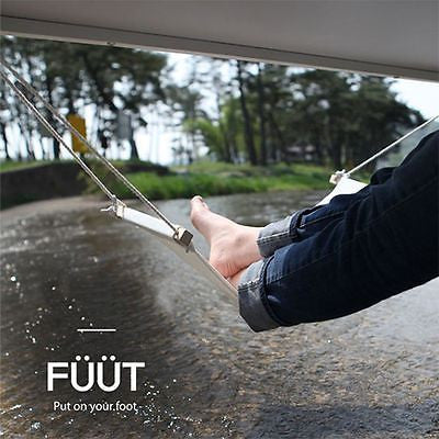 FUUT:Desk Foot Hammock For comfort your Feet Small Mini office foot Rest Stand