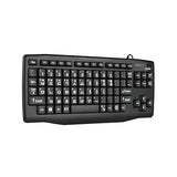 Big font buttons key large print Letter KOREAN ENG Keyboard Ten keyless korea
