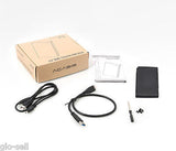 2.5" Dual external hard drive USB 3.0 HDD for RAID 0 combine unite aluminum case