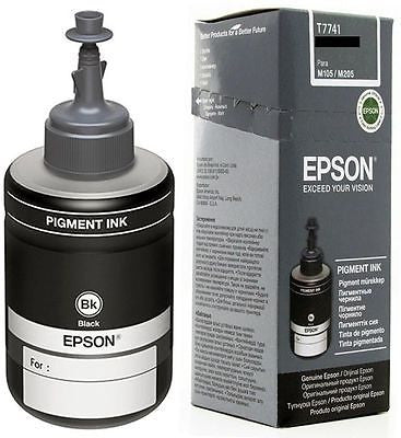 Genuine EPSON Official Ink Black T7741 for M100 M101 M105 M200 M201 M205 refill