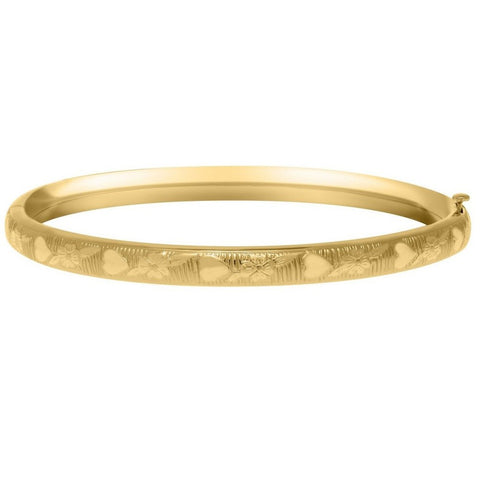 Gold BRACELET Flower Sold heart