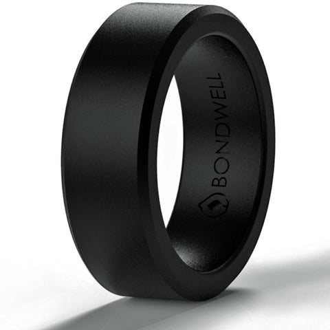 Silicone Ring Black Balanced