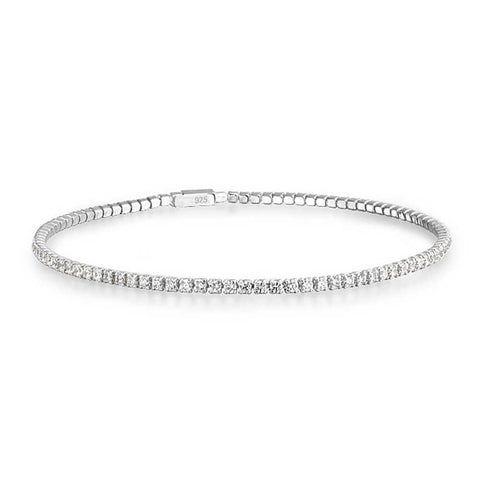 Silver BRACELET thin cubic cube